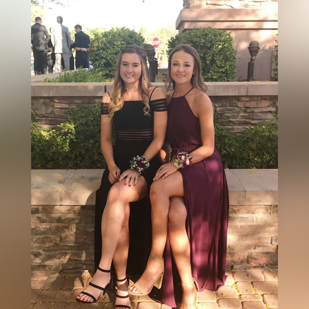 Lulus Halter Prom Dress / Bridesmaid Dress